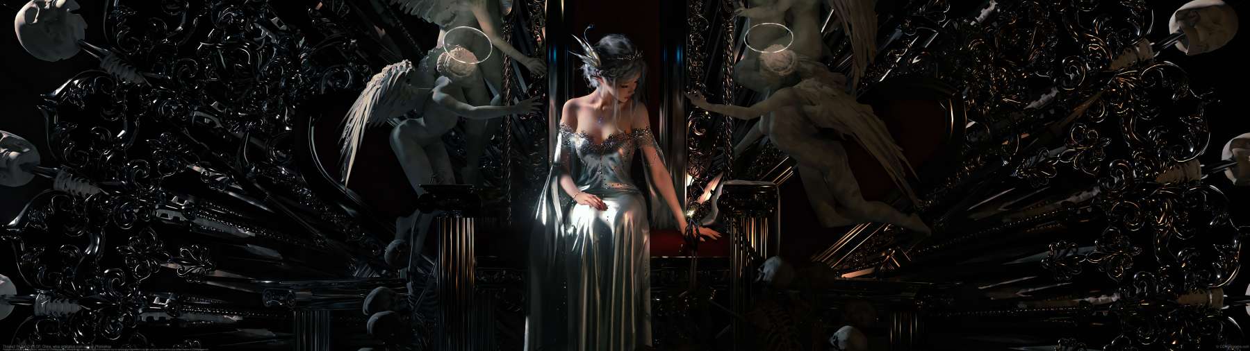 Throne2 (Yulia) ultralarge fond d'cran
