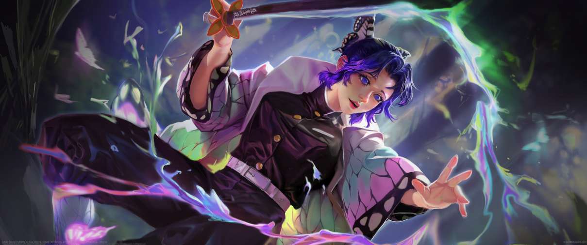 Ghost Slayer Butterfly ultralarge fond d'cran