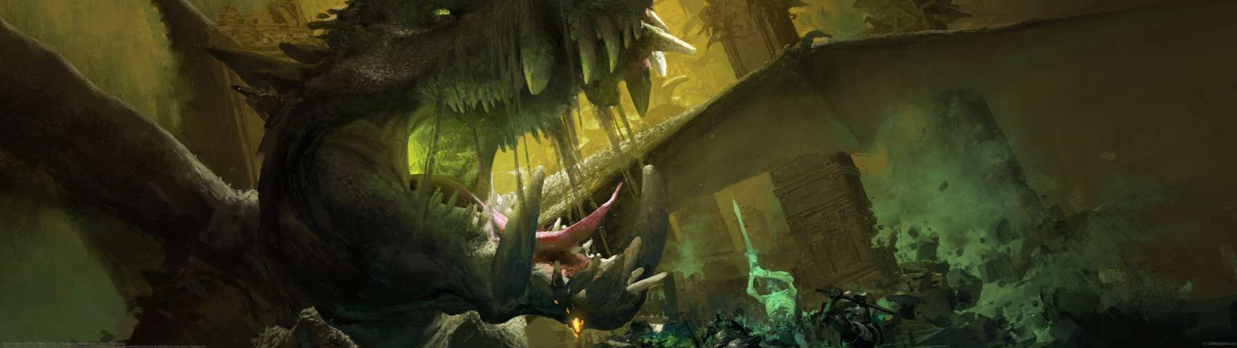 Abyss dragon ultralarge fond d'cran