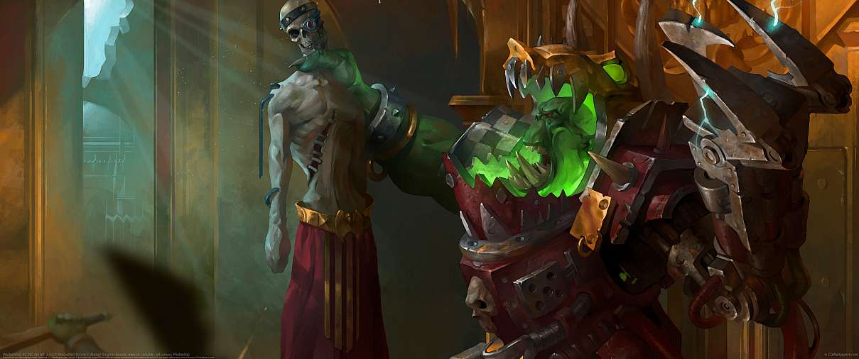 Warhammer 40.000 fan art: End of the Golden throne ultralarge fond d'cran