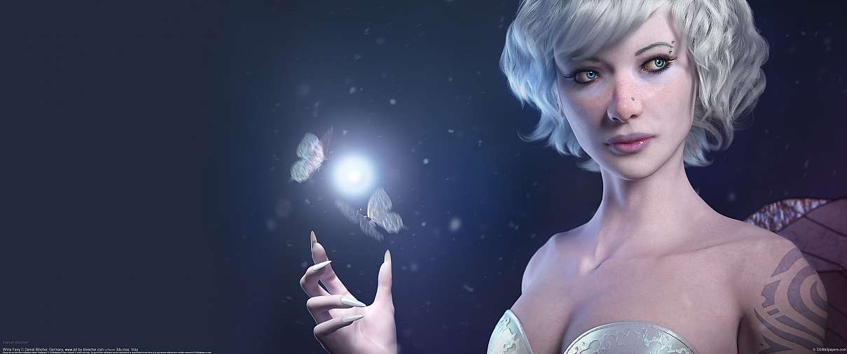 White Fairy ultralarge fond d'cran
