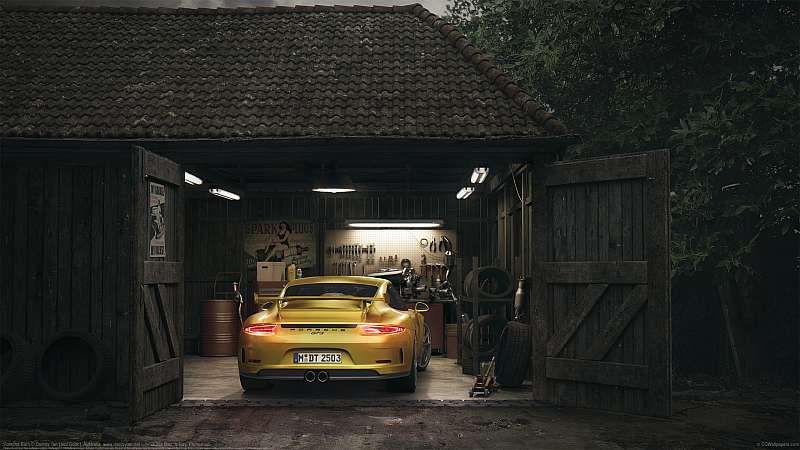 Porsche Barn fond d'cran