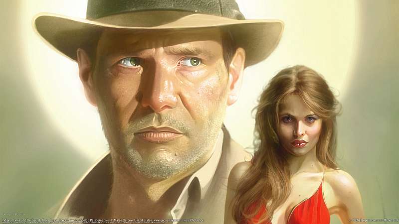Indiana Jones and the Secrets From Beyond book cover fond d'cran
