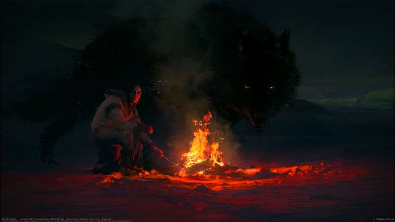 Call of the Wild - The Black Wolf fond d'cran