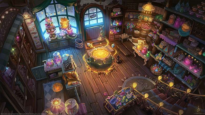 Magic Candy Shop fond d'écran