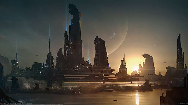 Sci-fi City fond d'écran