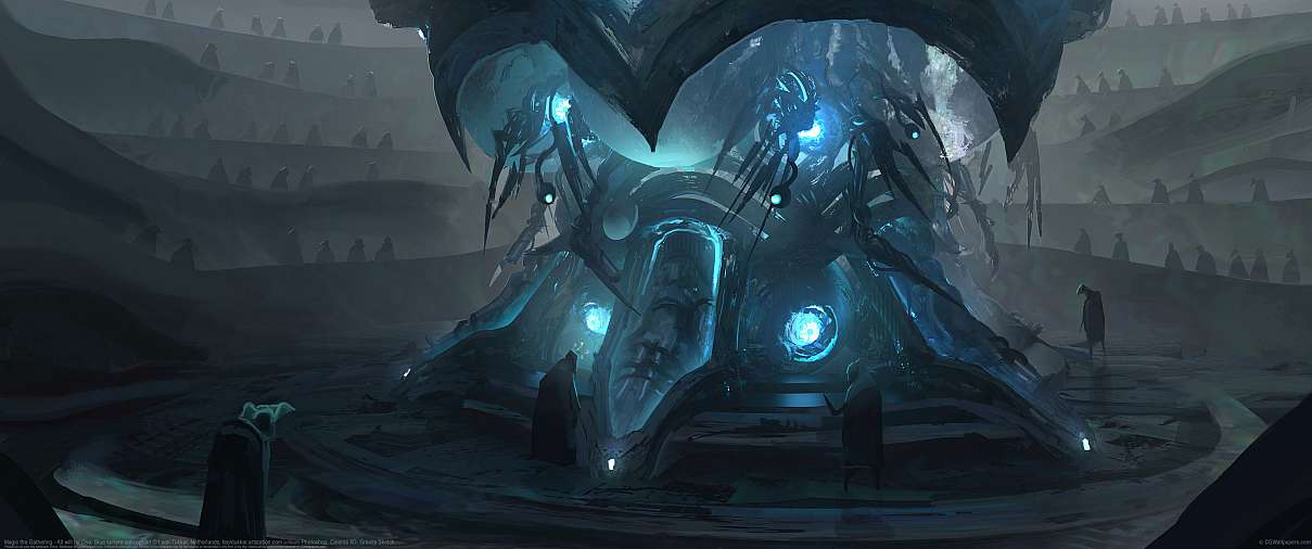 Magic the Gathering - All will be One: Blue sphere concept art ultralarge fond d'cran