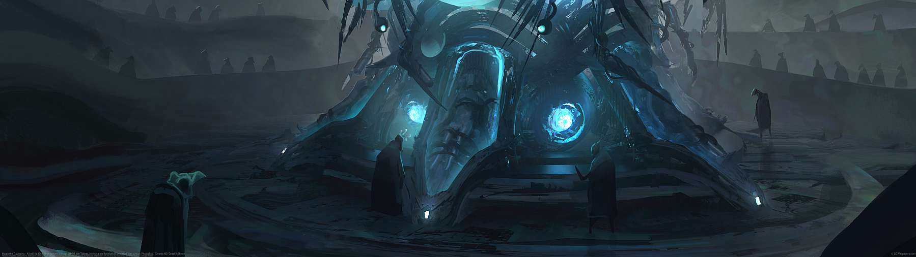 Magic the Gathering - All will be One: Blue sphere concept art ultralarge fond d'cran