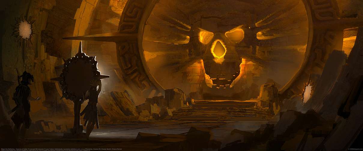 Magic the Gathering - Caverns of Ixalan 15 concept Mirrorpuzzle ultralarge fond d'écran