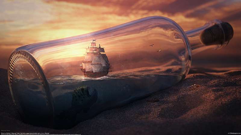 Ship in a Bottle fond d'cran