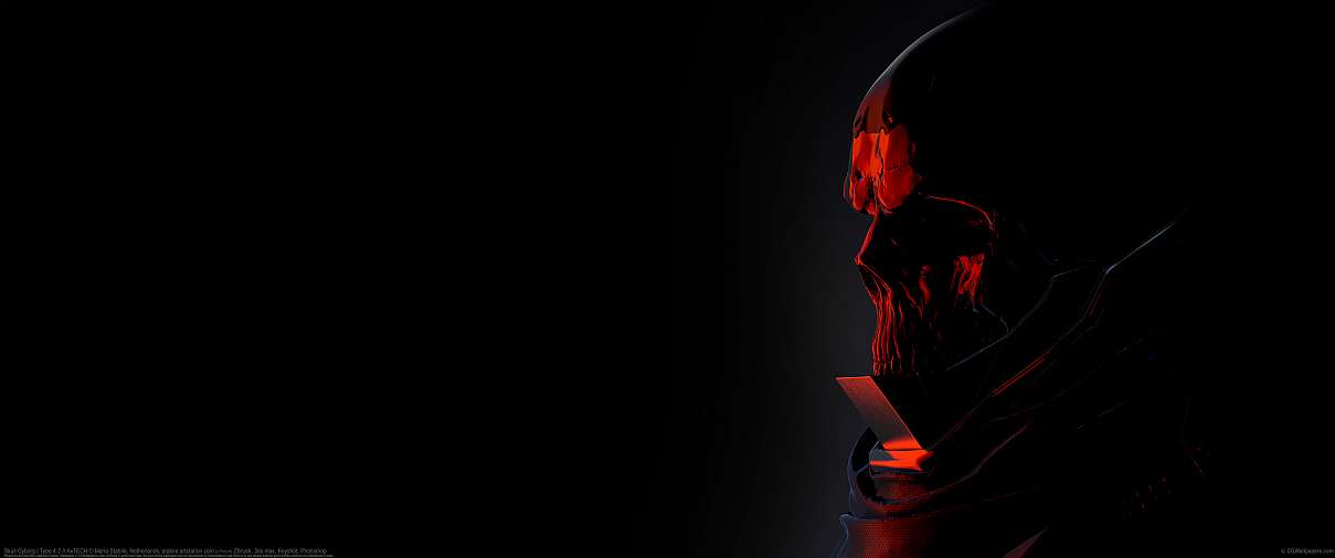 Skull Cyborg | Type 4.2 // AxTECH ultralarge fond d'cran