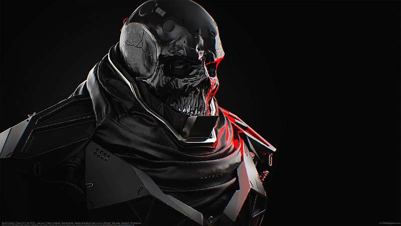 Skull Cyborg | Type 4.2 // AxTECH - serious fond d'cran