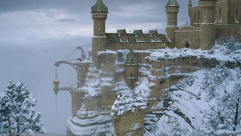 Snow Castle fond d'cran