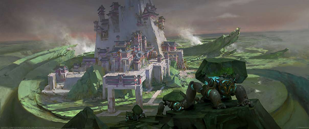 Guild Wars 2 - Dragon's End concept art ultralarge fond d'écran