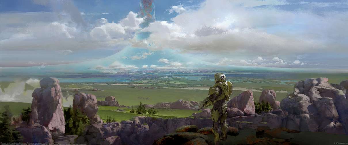 Concept Art for Halo Infinite ultralarge fond d'écran