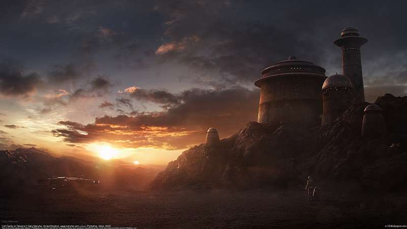 Hutt Castle on Tatooine fond d'cran