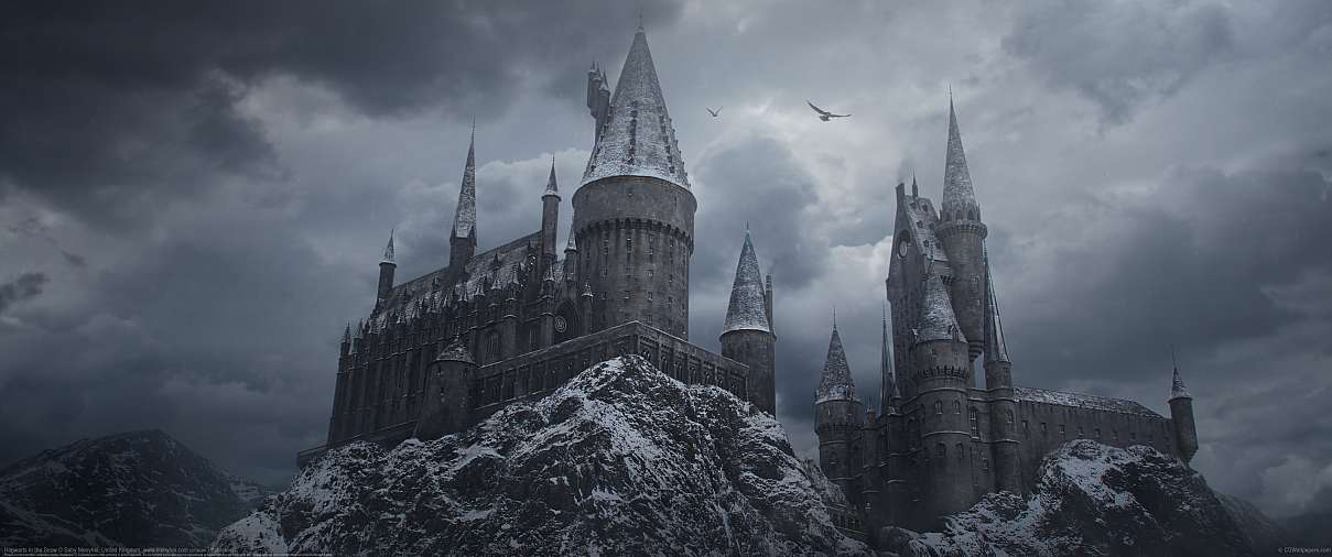 Hogwarts in the Snow ultralarge fond d'cran