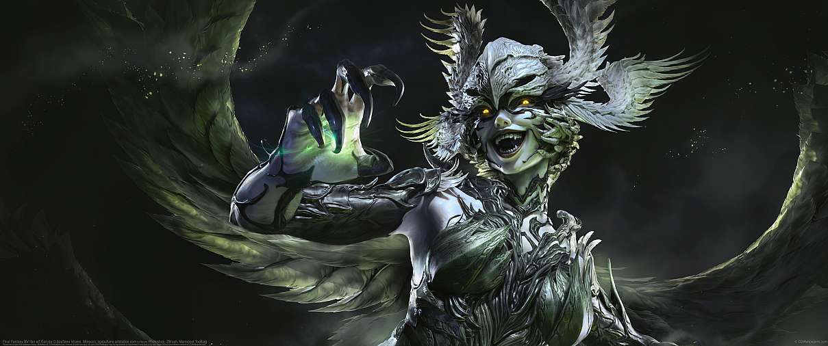 Final Fantasy XVI fan art Garuda ultralarge fond d'écran