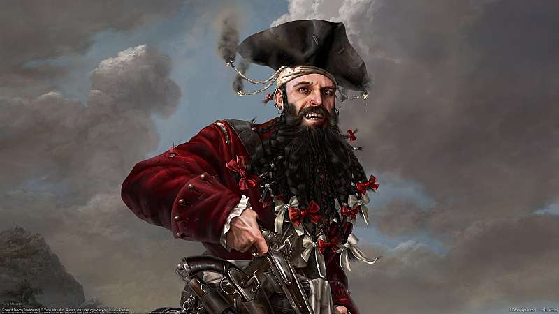 Edward Teach (Blackbeard) fond d'cran