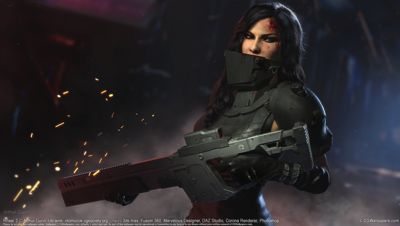 Arthur Gurin 1360x768 fond d'cran 04