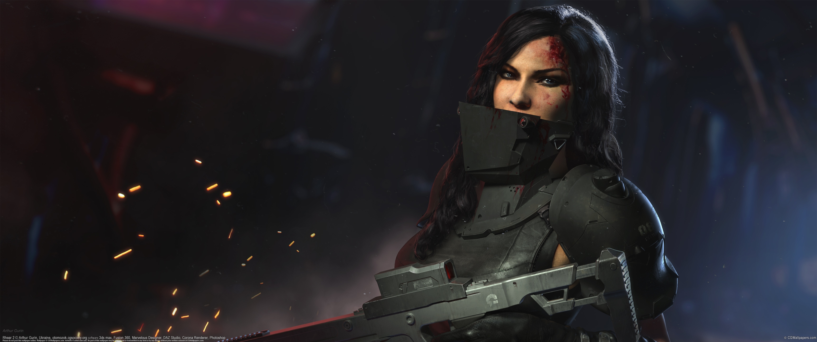 Arthur Gurin 3440x1440 fond d'�cran 04
