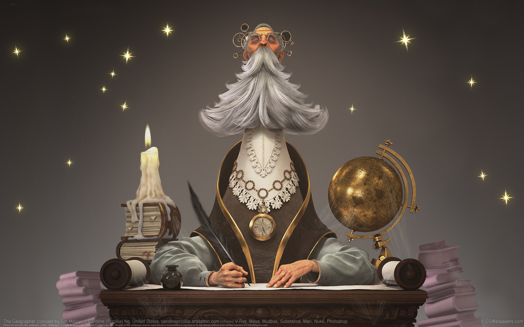 Caroline Pricillia Ng 1680x1050 fond d'�cran 02