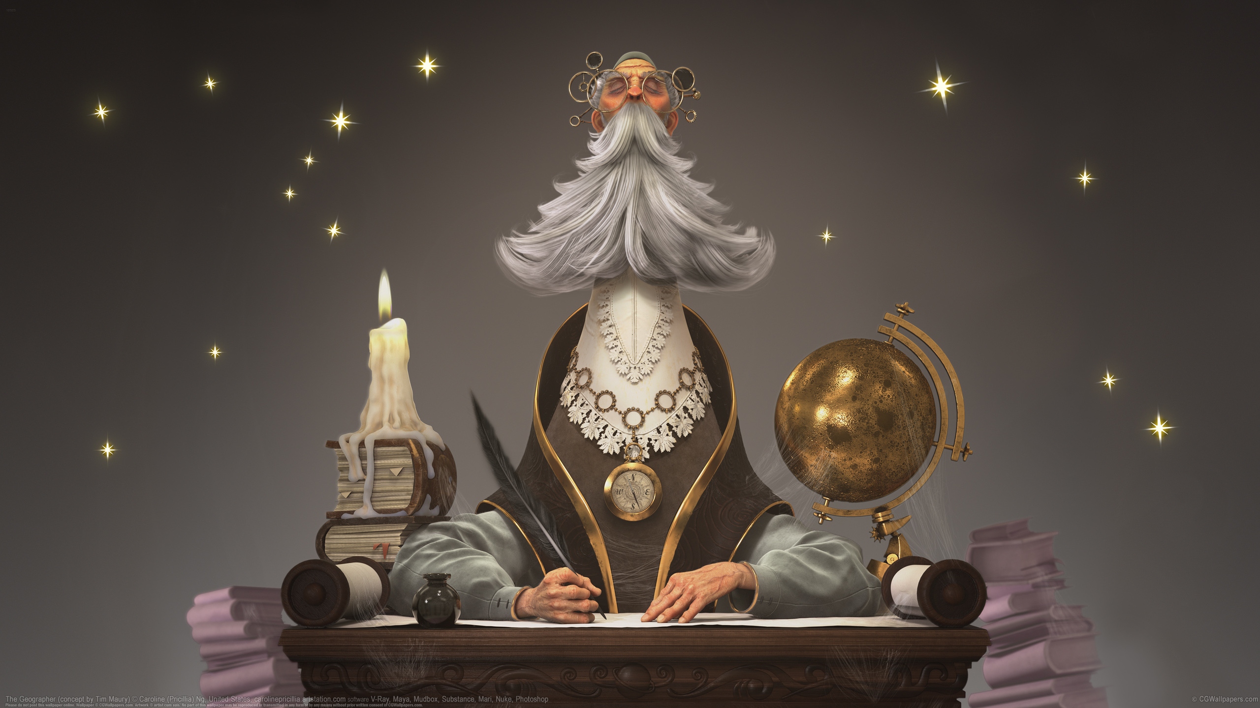 Caroline Pricillia Ng 2560x1440 fond d'�cran 02